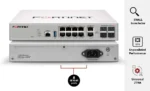 Fortinet FortiSwitch 110G-FPOE (L2, 2x 5GE port PoE 802.3bt, 8x 1GE RJ45 port PoE 802.3af/at, 4x 10GE SFP+) 200W POE - Görsel 2