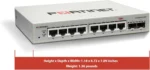 Fortinet FortiSwitch FS-108F Layer2 Switch 8xGE RJ45, 2xGE SFP - Görsel 3